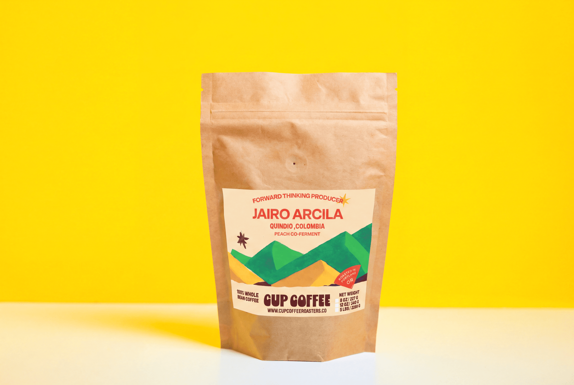 Peach Co-Ferment Colombia | Jairo Arcila Honey Process - Cup Coffee Roasters