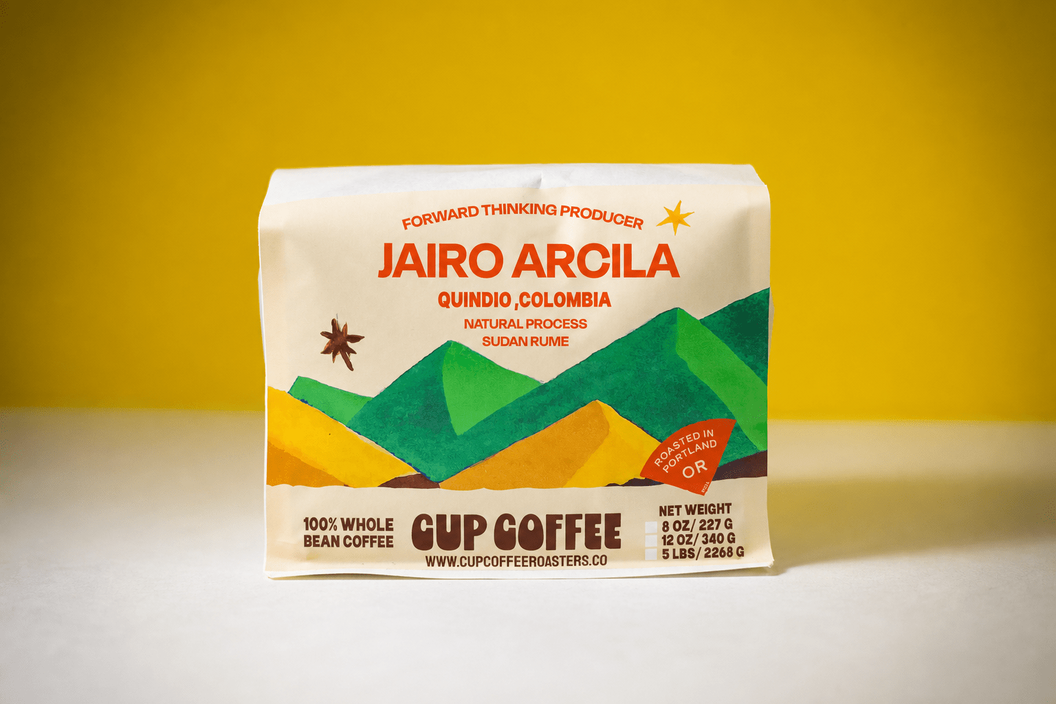 Yellow Sudan Rume Colombia | Jairo Arcila Natural - Cup Coffee Roasters
